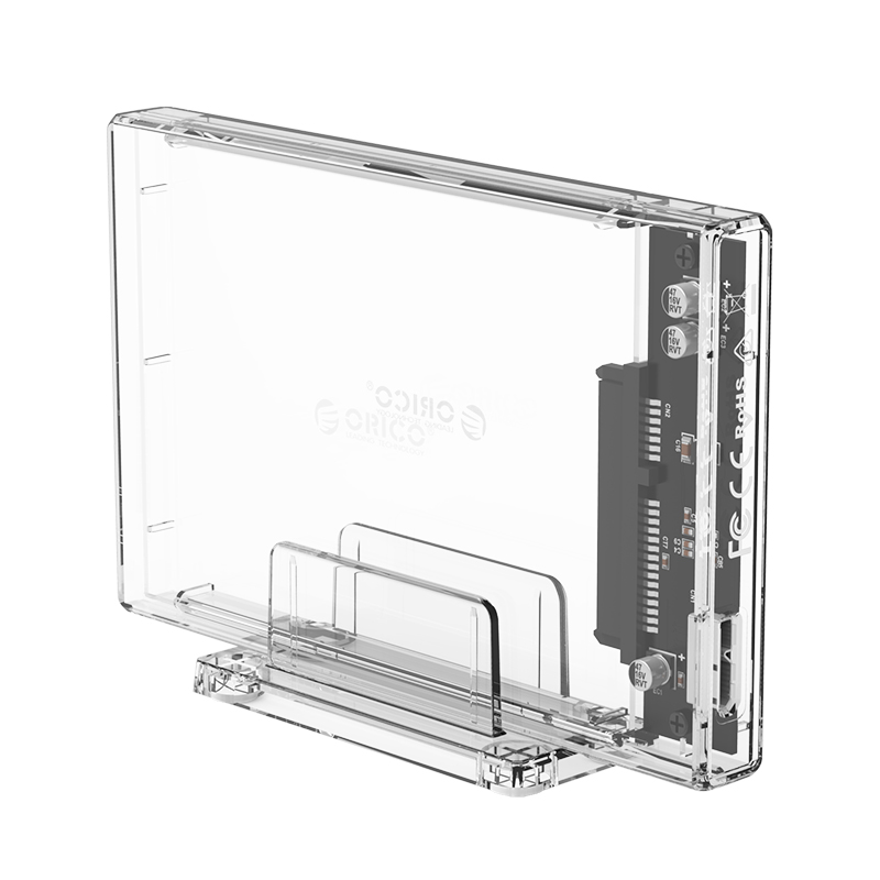 باکس SSD و هارد ۲.۵ اینچ شفاف با استند اوریکو مدل ۲۱۵۹U3